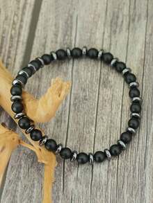 Fashion Stone Beaded Bracelet 6mm Tiger Eyes & Agate Bracelet Confidence, Protection, Courage, Focus, Grounding,Yoga Meditation Jewelry Gift For Women Men Pulseira - Multicolor - View 6