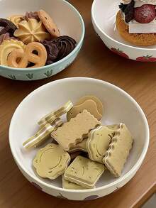 1Pc 5.5-Inch Eggplant Bowl Japanese Ins Style Vegetable Radish Ceramic Dessert Soup Snack Dish Rice Bowl - Multicolor - View 11