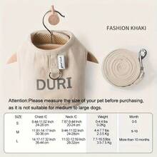 胸背式牵引绳，长度可调节，宠物牵引绳项圈，狗狗牵引带，背带，支持一件代发，小猫配件 - 彩色 - 查看 7