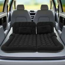 SHIOUCY Black Inflatable Mattress Set, Car SUV Air Bed Inflatable, Car Inflatable Bed Set For Most Small Car/ Medium Car/Suv / Business Car Either. - Black - View 1