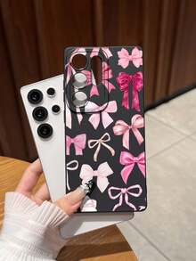 Ốp điện thoại in hình nơ hồng, tương thích với iPhone 17/16 Pro Max, 14/13, 12, 11 Pro Max, XS Max, X, XR, 8, 7, 6S, Plus, Mini, và Galaxy A13 4G, S21 FE 5G, A15, A21S, A34, A12, A50, S21, A71, v.v. Ốp chống sốc, thích hợp làm quà sinh nhật, quà cho bạn gái, bạn trai hoặc sử dụng cá nhân. - Nhiều màu - Xem 5