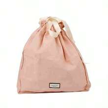 Gucci 粉色碎花抽绳包 - 大容量化妆包，女士旅行洗漱用品收纳包 - 粉色 - 查看 2