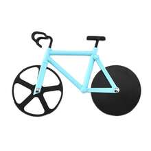 1个自行车造型披萨刀，创意滚动披萨刀，双轮披萨切割器，披萨分割器，单轮自行车造型披萨刀，不锈钢披萨刀，适用于家庭和专业厨房 - 有趣的披萨派对装饰 - 易于清洁的披萨切割工具 - 烹饪爱好者的趣味设计 - 多 - 查看 18