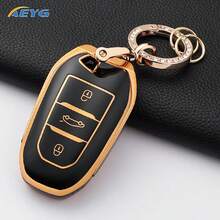 Ốp bảo vệ chìa khóa xe hơi bằng TPU cho Peugeot 308 408 508 2008 3008 4008 5008, C4 C4L C6 C3-XR Picasso DS3 DS4 DS5 - Peugeot B - Xem 7