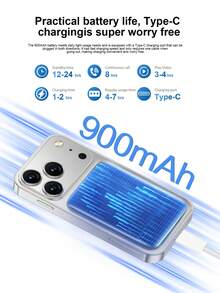 SERVO 18SEmini Smartphone, Dual SIM Dual Standby, Android 8.1, 3G WCDMA, RAM 2GB+ROM 16GB, WIFI, 3.0 Inch Display, Smart Mini Phone - Black - View 6