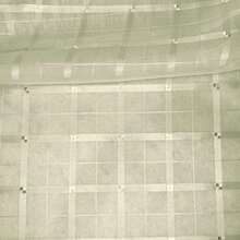 Voile Fabric Checkered Curtain | Checkered Voile - Curtains, General Decorations - Off 51 - View 3