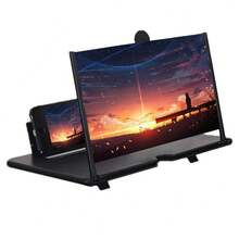 OISE ART STORE Lente Di Ingrandimento Schermo 12" 3d Per Cellulare Smartphone Guardare Video Film - - Multicolore - Visualizzare 2