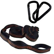 2m Outdoor Hiking Hammock Rope, Wear-Resistant High Strength Tree Hanging Swing Fixed Strap Hammock Accessories - Multicolor - View 11