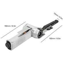 Lijadora Banda Neumatica 3/8 PuLG De Madera Metal Manual - Plateado - Ver 3