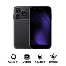 SERVO 18SEmini Smartphone, Dual SIM Dual Standby, Android 8.1, 3G WCDMA, RAM 2GB+ROM 16GB, WIFI, 3.0 Inch Display, Smart Mini Phone - Black - View 17