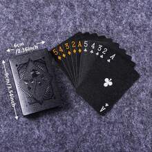últiples estilos, juego de cartas de colores, grupo de cartas, traje de póker impermeable, paqueteágico Dmagic, juego de mesa, colección de regalos V3QX - Gris Claro - Ver 5