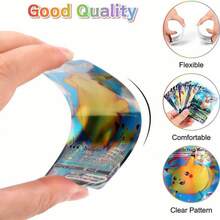 300pcs Complete English Cards (V Series, Vmax, GX Rare Cards), Exquisite Craftsmanship, High HP And Battle Power, Essential Gift For Anime Series, Games, Merchandise, Birthday And Holiday Parties - Multicolor - View 7