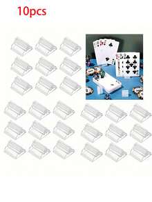 10pcs Acrylic Desktop Display Racks In 1/5/8/10-Piece Packs Are Perfect For Displaying Photos And Business Cards. Ideal For Office Workstations, Exhibitions, Parties, Desktop Decorations, Photo Album Displays, And Also As A Mini Storage Solution For Home Offices. Suitable For Family Gatherings, Holidays, Birthdays, And Mother'S Day Parties. - Multicolor - View 11