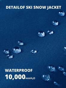 CAMEL CROWN Women's Windproof Ski Jacket, Waterproof Thickened Parka Coat, Warm Down Jacket - Navy Blue - View 5