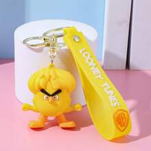 Warner Bros 经典兔八哥卡通钥匙扣，可爱又有趣的钥匙链挂件，汽车钥匙扣，送给好朋友的礼物 - 彩色 - 查看 8