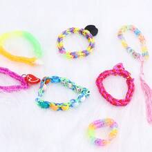Bộ 800 dây chun, bộ dụng cụ tự làm vòng tay tình bạn, đồ dùng thủ công, ý tưởng trang trí ngày lễ. - Nhiều màu - Xem 3