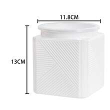 Square Self-Watering PET Planter, Large Capacity, Creative Design To Promote Healthy Growth, Great Gift For Garden Enthusiasts - Square - View 10