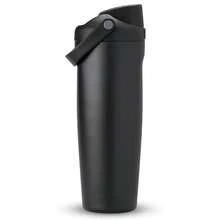 887ml (30oz) Vaso aislado de acero inoxidable con pajita, taza de café con asa, botella de agua de gran capacidad casual, botella de agua para deportes al aire libre, modo de bebida dual, regalo de vuelta a la escuela, compatible con tapas O-Wala, adecuado para viajes, oficina, campamento, cocina (Jade brillante de nieve/Tueste claro/Eucalipto/Negro profundo) - 30 oz (887 ml) - Ver 12
