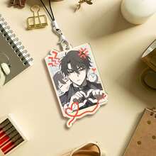 Opjoys 1pc Acrylic Keychain - Reader's Perspective, Suitable For Car Keys, Bag Pendant, Home Decor, Car Interior Decor, Gift For Friends, Family, Classmates, Anime Derivative, Everyday Use - Multicolor - View 9