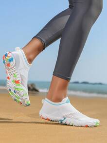 Minimalist Outdoor Water Shoes, Rubber Sole, Cut-Resistant Anti-Slip Quick-Drying, Suitable For Rafting, Beachcombing, Swimming And Various Water Sports - White - View 7