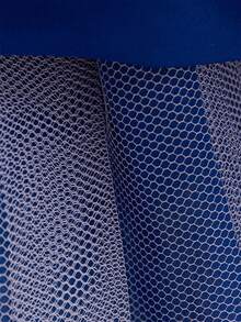 Đầm công chúa tutu dễ thương bằng vải organza hoa 3D với dây đeo dày cho bé gái, thích hợp cho tiệc sinh nhật, họp mặt gia đình, dã ngoại. Không bao gồm băng đô cài tóc. - Xanh đậm - Xem 11