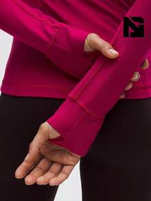 Lululemon Define Jacket Nulu Rumble Berry-For Yoga Gym Running-Sweat-Wicking-Yoga-All Seasons Sport-Spring/Summer-Autumn/Winter-Back To School Event -Mother's Day Gifts-Father's Day Gift - Berry Rumble - 查看 5