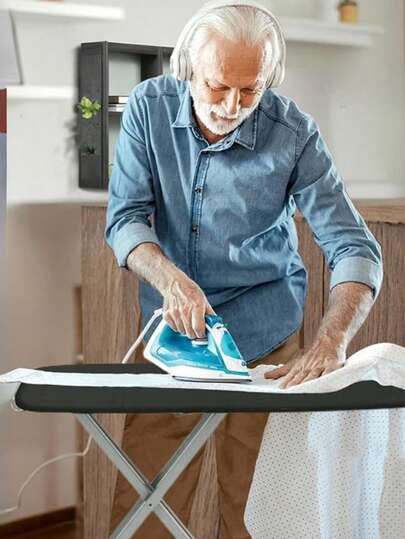 Dedicated Polyester Silver-Coated Ironing Board Cover, High Temperature Resistant And Non-Fading, Double-Layer Heat-Resistant Ironing Cloth Cover, Mini Patterned Handheld Ironing Board, Dual-Use Handheld Ironing Board For Iron And Garment Steamer