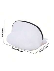 3pcs/Set Mesh Laundry Bags, Shoe Washing Machine Bag With Zipper Closure, Suitable For Sneakers, Socks, Bras - Triangle - View 12