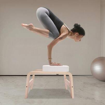 ZHFEISY Yoga Headstand Bench Modern Inversion Chair PU Exercise Inversion Stool Workbench Upside Down Chair NEW