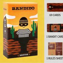 ¡Deténgalo! Un juego de cartas cooperativo, juego de mesa estratégico, incluye 69 cartas, adecuado para interacción en fiestas, noches de juego familiar, tamaño portátil para viajes y ocio, excelente regalo - Multicolor - Ver 7