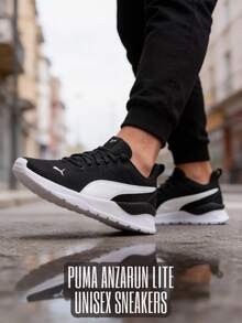 Puma Anzarun Lite 男鞋女鞋跑步鞋舒適輕盈透氣緩震耐磨運動鞋休閒鞋 371128-02 - 黑色 - 查看 1