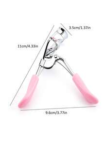 12-Piece Fashion Eyelash Curler And Eyebrow Grooming Kit Includes 1 Pink Eyelash Curler, 10 Replacement Silicone Pads, And 1 Small Transparent Storage Pouch, Featuring A 10-Second Rapid Curling Design With Outstanding Curling Results. - Multicolor - View 3