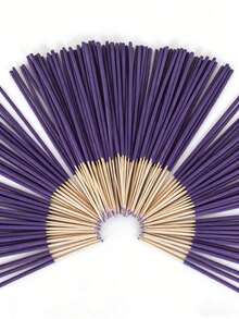 29/115/200pcs Lavender Incense Sticks - Bamboo Sticks, Ideal For Aromatherapy, Yoga, Meditation, Home & Office Fragrance - Perfect Holiday Gift Set - Lavender - View 4