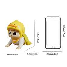 Baby Crawl Toy - Infant Sitting Up And Tummy Time Toy, Music Toys (1 Song), Motor Skills Development Learning Crawling Toy For Toddler Boy And Girl Birthday Gifts - Multicolor - View 3