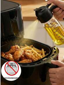 This Graduated Glass Kitchen Spray Bottle Is Suitable For Air Fryers And Grills, Providing Healthy And Precise Oil Control With High-Pressure Nano-Fine Mist. The Drip-Proof Material Prevents Spills. - Multicolor - View 11