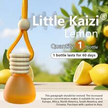 Little Kaizi *Matte Triangle Shape *Scented Car Air Freshener - Long-Lasting Car Diffuser - Lasts 60+ Days-Fresh Woody Fruity Type, 30% Air Freshener Concentration - Bk26 - View 9