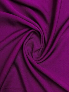 Heavyweight Viscose Twill Fabric | Thick Viscose Twill - 紫紅色 49 - 查看 2