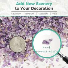 0.71/1.76/3.53/7.05oz Natural Pebble Amethyst, Crushed Quartz, Asymmetrical Pebble Stones, Vase Filler, Aquarium Gravel - A - View 4