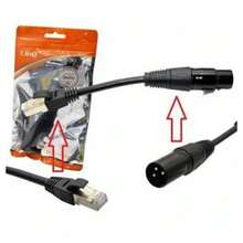 OISE ART STORE Cavo Adattatore Audio Da Xlr Maschio A Rj45 Maschio Lan Per Dj Da 15 Cm Kl-9237 - - Multicolore - Visualizzare 1