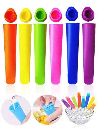 1pc Ice Cream Stick Mold, DIY Ice Cream Stick, Ice Mold Snow Stick Mold, Summer Homemade Ice Cream Mold, Silicone Mold, Suitable For Making Ice Cream Sticks, Ice Cream Sticks, Homemade Yogurt Sticks, Juice, Jelly, Chocolate,Suitable For Birthdays, Parties, Dessert Shops, Picnics, Afternoon Tea, Baking And Other Occasions, Suitable For Giving Gifts To Parents, Lovers, Family Members, Good Friends, Neighbors, New Year Gifts, Thanksgiving Gifts, Etc
