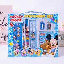 8pcs Stitch Themed Stationery Set, Includes Eraser, Pencil Sharpener, High-Quality Writing Tools, Notebook, Bookmark And Accessories. Paper Material, Suitable For Study, Graduation, Diary, Birthday, Party Gifts, Etc. - Sets - View 4