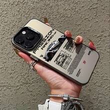 Racing Sports Car Design Phone Case It Is Compatible With IPhone 17/16/15/14/13/12/87 Pro Max/Pro/Plus Models. It Features A Stylish And Minimalist Design And Provides Shockproof And Abrasion-Resistant Protection. - Black - View 4