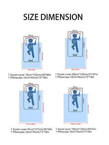 1 Set Of Baby Duvet Cover Set, Cute Frog Pattern Duvet Cover, Polyester Material, Digital Printing, Suitable For Baby Crib, All Seasons, Gifts, Babies. - Multicolor - View 7