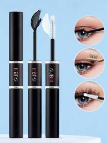 1pc Black Lash Glue 2-In-1 Adhesive & Sealer, 6ml Strong Hold Fast Drying Eyelash Extension Glue, Latex Free Waterproof Lash Glue For Clusters, Gentle On Sensitive Eyes DIY Home Use - Black - View 4