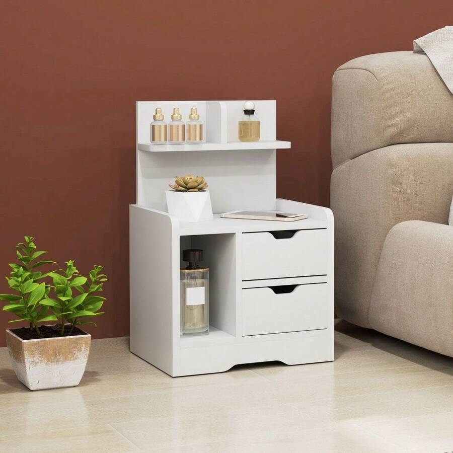 Nightstands - White - View 1