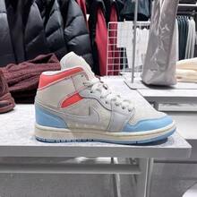 Nike 女款 WMNS AIR JORDAN 运动训练篮球鞋 - 灰色/藍色 - 查看 3