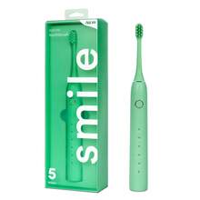 LinLin&Reyn 5 Modes Colorful Electric Toothbrush With Soft Bristles For Adults USB Type C Charging - Green - View 5