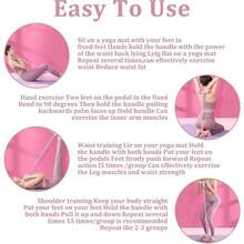 Foot Resistance Band, Suitable For Multiple Body Parts, Home Elastic Pull Rope Foot Resistance Band - Elastic Pull Rope, Suitable For Home Workouts, Yoga Enthusiasts, Improve Flexibility, Maintain Perfect Figure, Resistance Band - Multicolor - View 10