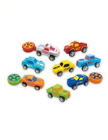 1个Hot Wheels官方授权盲盒装随机款式桌面收藏减压趣味礼物口袋大小收藏品，适合桌面和旅行娱乐 - 藍色 - 查看 6