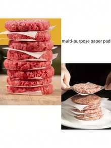 Giấy ngăn cách cuộn bánh mì Thụy Sĩ (100/200 tờ), giấy chống rò rỉ trà sữa, màng bọc chống tràn cà phê, giấy lót bánh mì kẹp thịt hình tròn chống dầu. - Nhiều màu - Xem 9